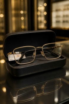 Gọng kính Cartier mạ vàng mã CT0200
